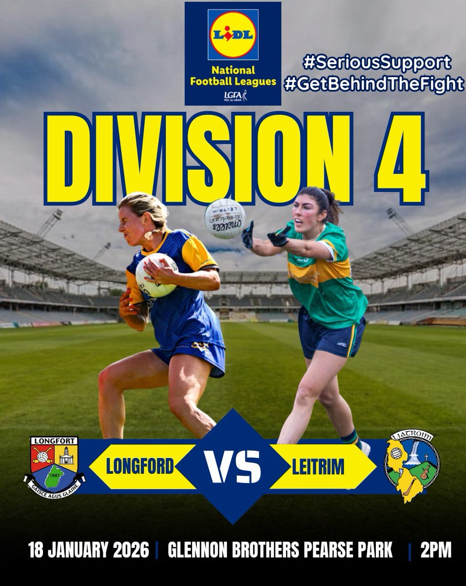 LeitrimLGFA's tweet photo. Lets show some #Serious Support this weekend for our #LeitrimLadies 
#Leitrim 
Be There..... https://t.co/3s9SwtZJSb
