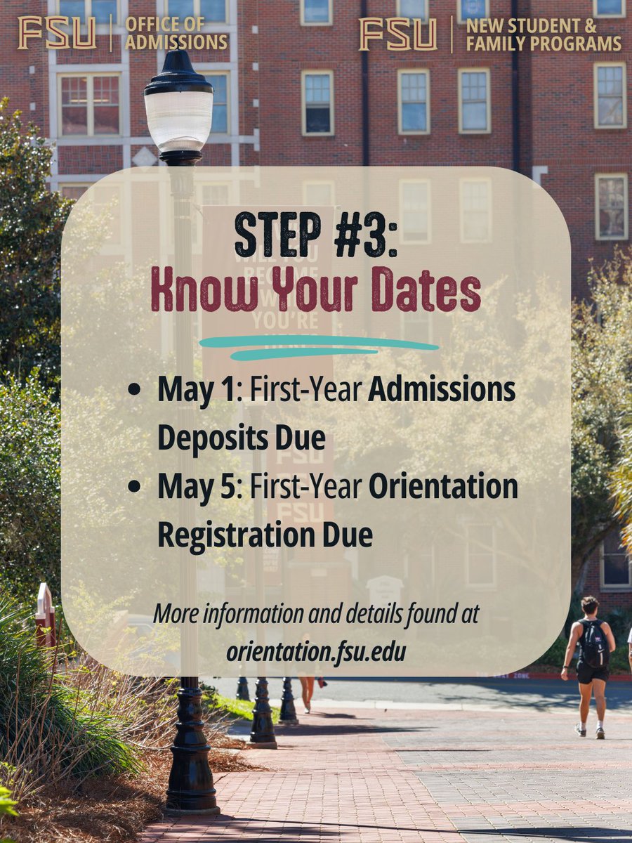 FSU Admissions tweet media