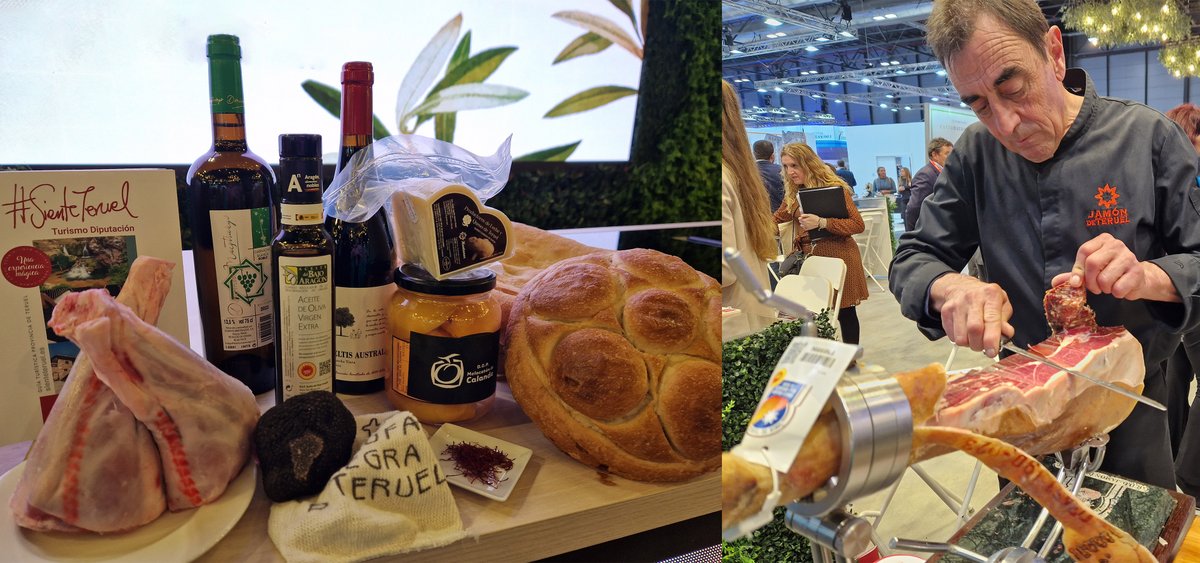 BirratourEsp's tweet image. P 3⃣ La provincia de #Teruel es un destino imprescindible para los amantes de la gastronomía. Ternasco, trufa negra, aceites, vinos, quesos, embutidos... Y, cómo no, deliciosos jamones.

😋 Un auténtico @JamondeTeruelDO debe llevar grabado a fuego:

A) El mapa de la provincia
B)…