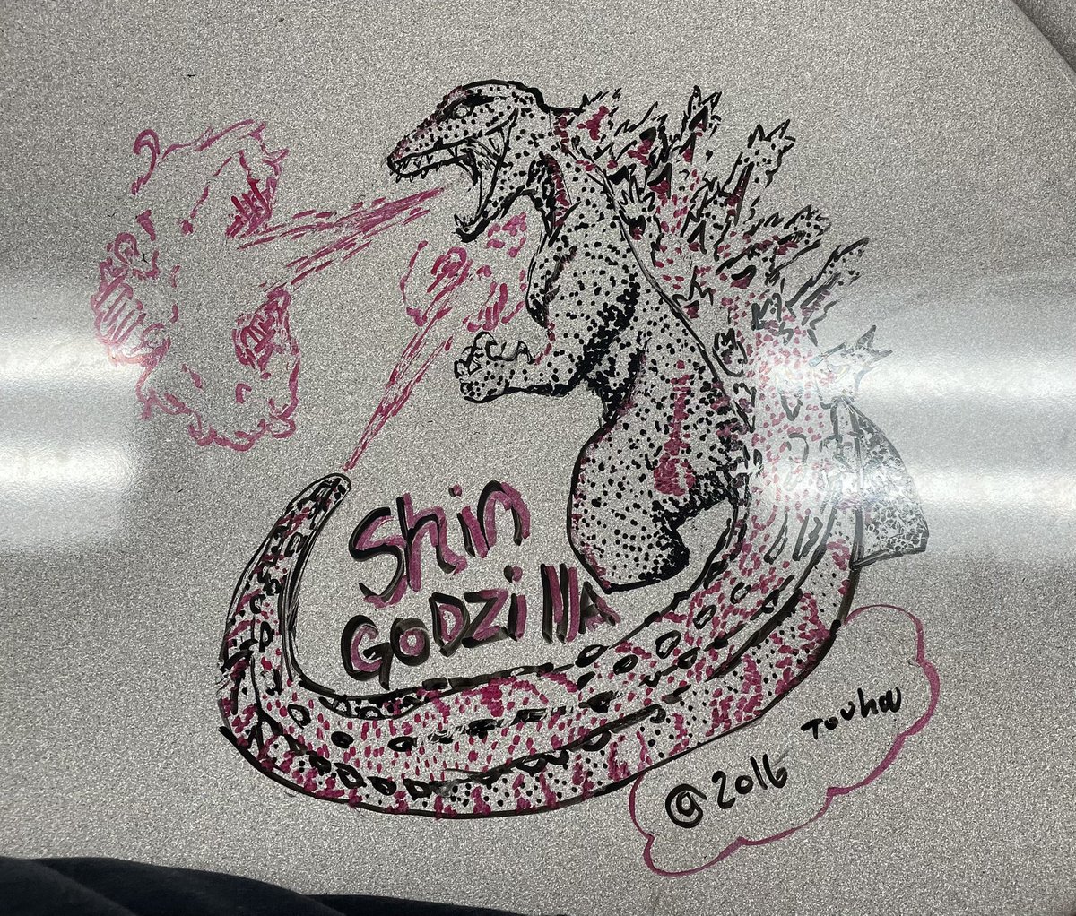 garfles_'s tweet photo. Shin doodle
#godzilla #gojira #art #Gojira #Godzilla #doodle https://t.co/n9E8jzXSRe
