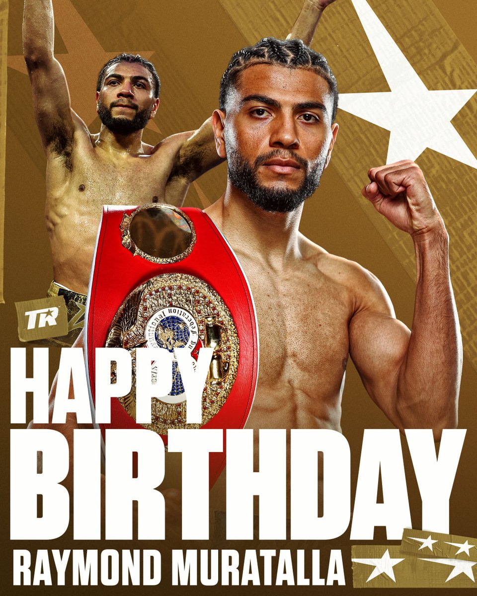 trboxing's tweet image. Wishing a happy birthday to Lightweight world champion, Raymond Muratalla 🎉