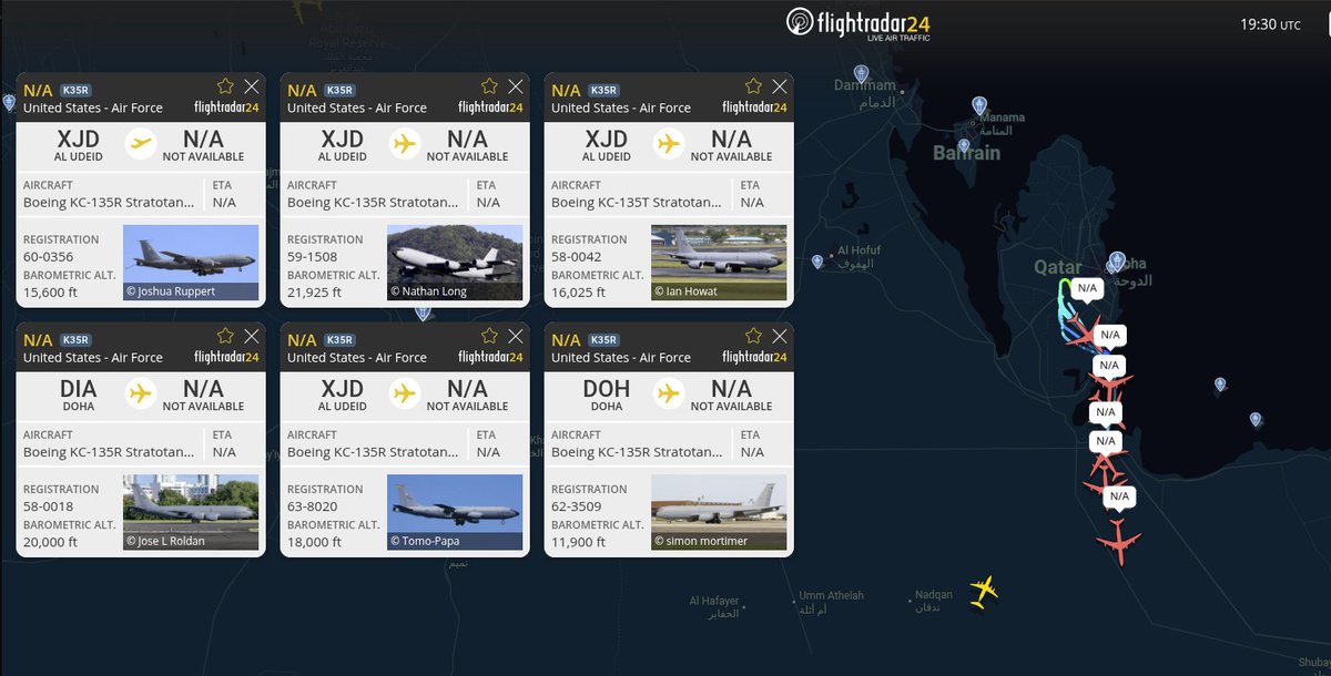 According to Flight radar 24 now,

 #Iran