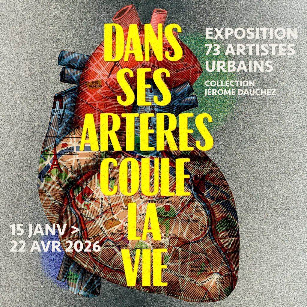 philippeherlin's tweet image. ✍️EXPOSITION : Dans ses artères coule la vie, @fluctuart (pont des Invalides, Paris), du 15 janvier au 22 avril, entrée libre
#Fluctuart
Dédié au street art, Fluctuart présente une exposition qui vaut le détour : le collectionneur Jérôme Dauchez a eu l’idée de proposer le plan du