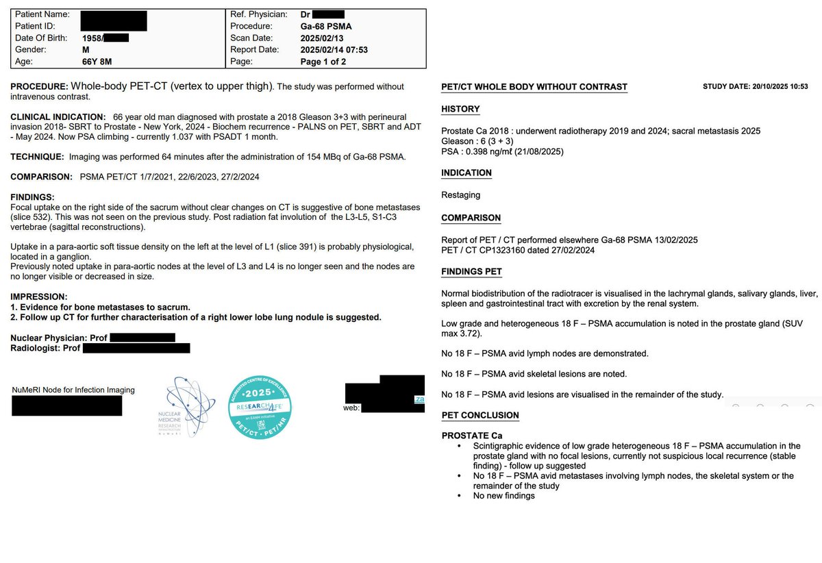 MakisMedicine's tweet image. BREAKING NEWS: Cancer Treatment combination that may have SAVED Scott Adams' life has now saved someone else!!

67 year old man in NAMIBIA Stage 4 Prostate Cancer to bones has World's First Treatment combination: Ivermectin, Fenbendazole and PLUVICTO - 9 months later he is CANCER…