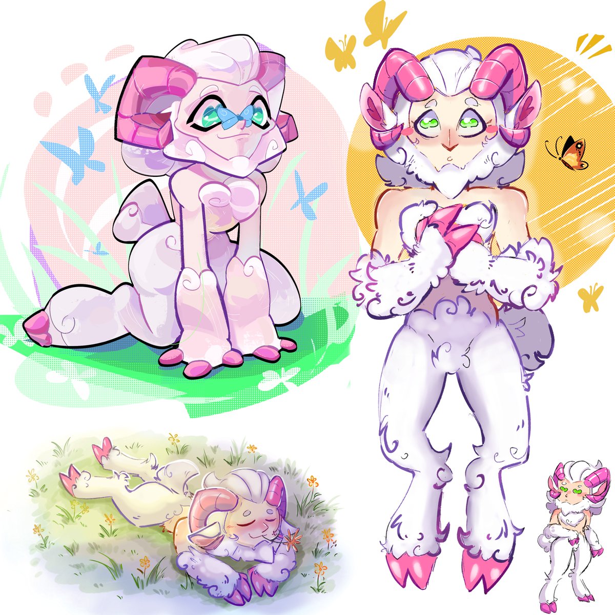 Shuzha007's tweet image. Magma with @life_is_painn
 We drew this lovely reverse  Byron faun