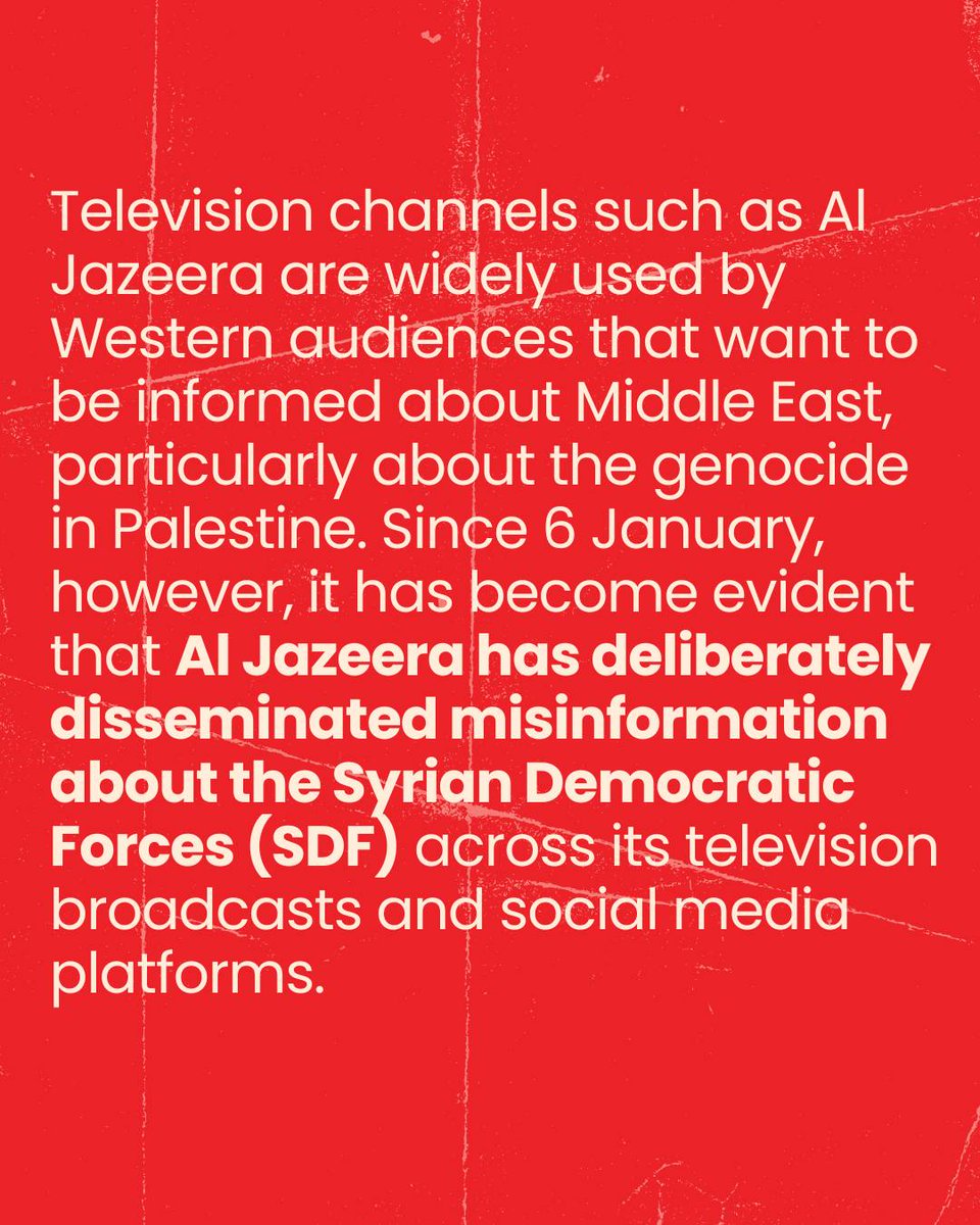 CommuneInt's tweet image. We call for a Boycott of all the channels of Al Jazeera. 
Go on our website and read about the Boycott Action! internationalistcommune.com/call-for-a-boy…

#BoycottAlJazeera
#ReportTheTruthAboutSDF
#ReportTheTruthAboutMiddleEast