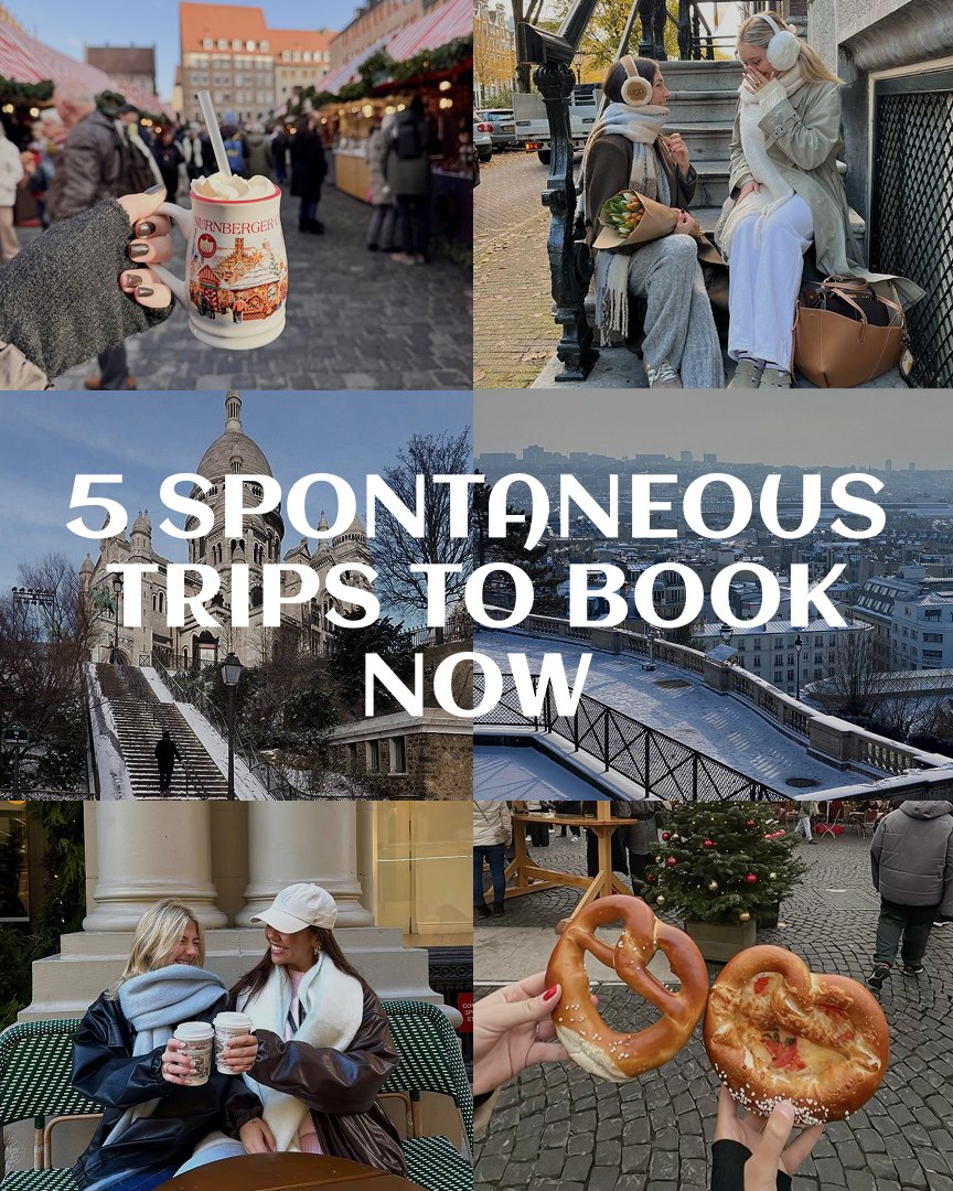 Jetting_com's tweet image. 5 spontaneous trips to book now
Quick escapes, new cities, and memories made on the go — without overspending.
📲 Book now on jetting.com and go make some memories!
#cheapflights #jetting_com #flightsToEurope