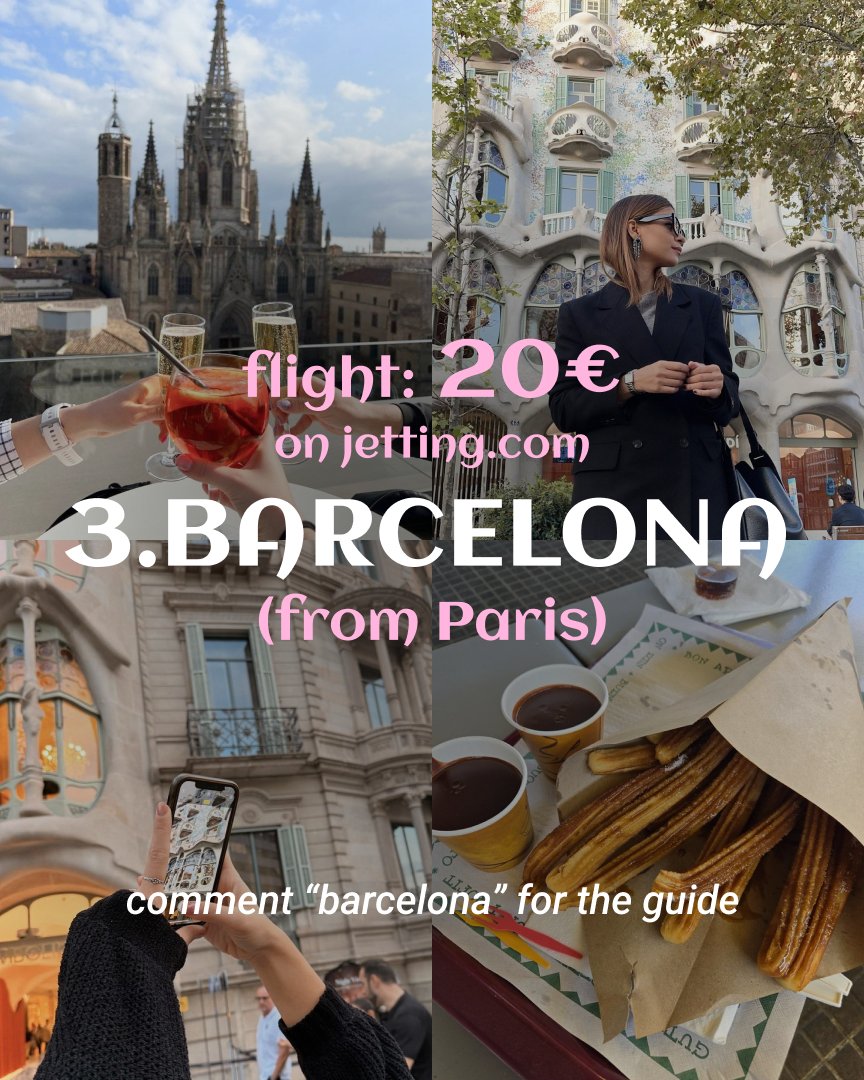 Jetting_com's tweet image. 5 spontaneous trips to book now
Quick escapes, new cities, and memories made on the go — without overspending.
📲 Book now on jetting.com and go make some memories!
#cheapflights #jetting_com #flightsToEurope