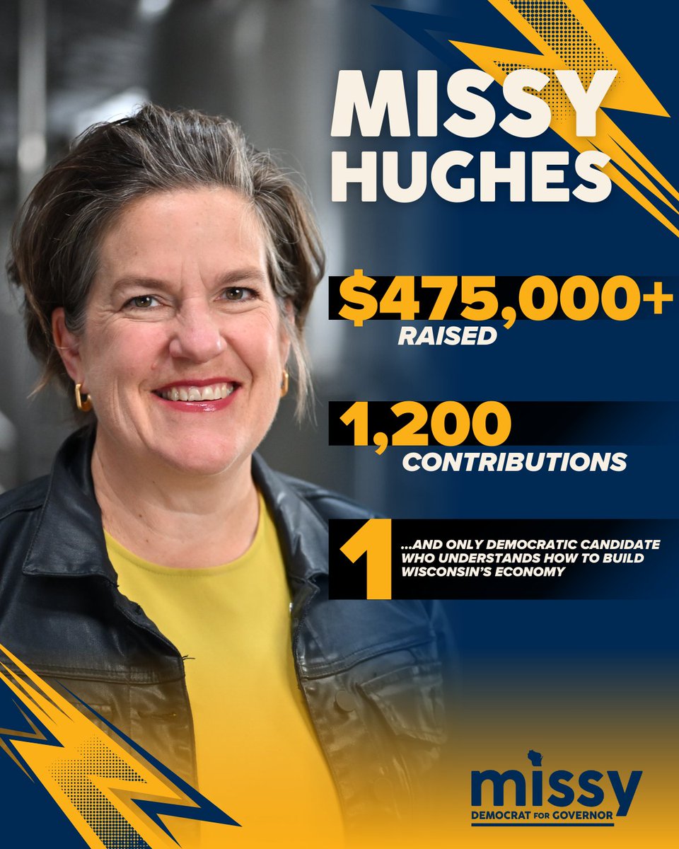 MissyforWI's tweet photo. This outpouring of support reflects the deep desire from Wisconsinites for a leader who understands the economy and is ready to unlock Wisconsin’s potential.
Thank you for your continued support!
#MissyForWI #WisconsinDemocrats https://t.co/0QHjR5rZZt
