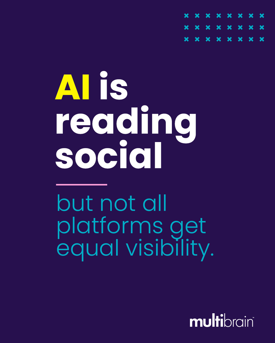 multibrain's tweet photo. AI is already deciding what content gets surfaced — and it’s not pulling evenly from every platform.

Right now, AI tools heavily favor places like Reddit and YouTube because that’s where long-form, context-rich, discussion-based content lives. 
#AI #ContentStrategy #Marketing https://t.co/zDO7YhMSHE