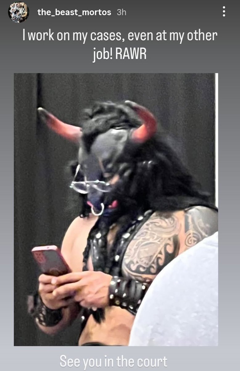 TheDrainmaker's tweet image. Beast Mortos multitasking. 🐂😭