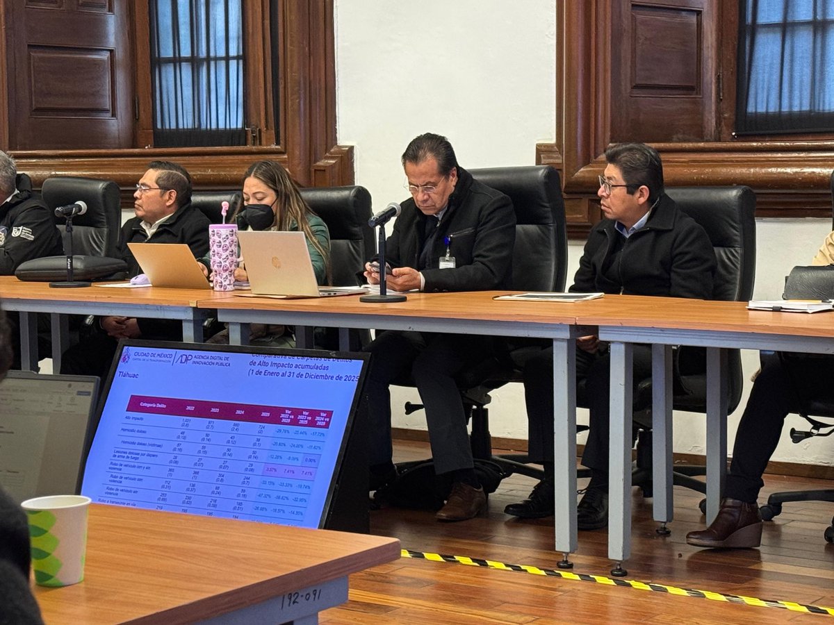 🤝 Cuando hay coordinación, hay resultados 🤝

Hoy, junto a la Jefa de Gobierno Clara Brugada, concluimos la evaluación de seguridad en la Ciudad de México. Desde Tláhuac reafirmamos nuestro compromiso con la paz y el bienestar de nuestra gente.

Se destacó una reducción del 17%