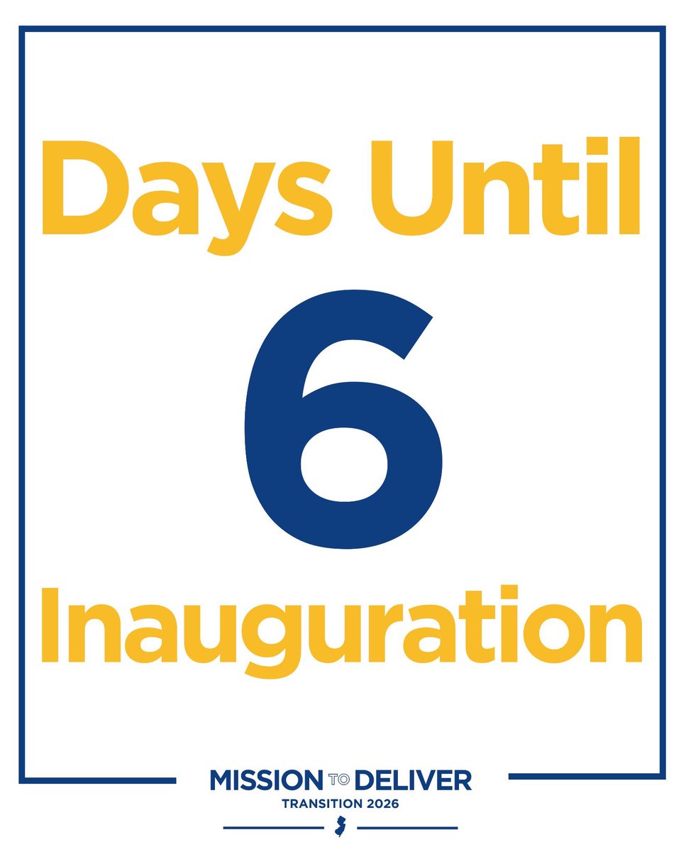 Only six days until inauguration and the anticipation keeps on building!