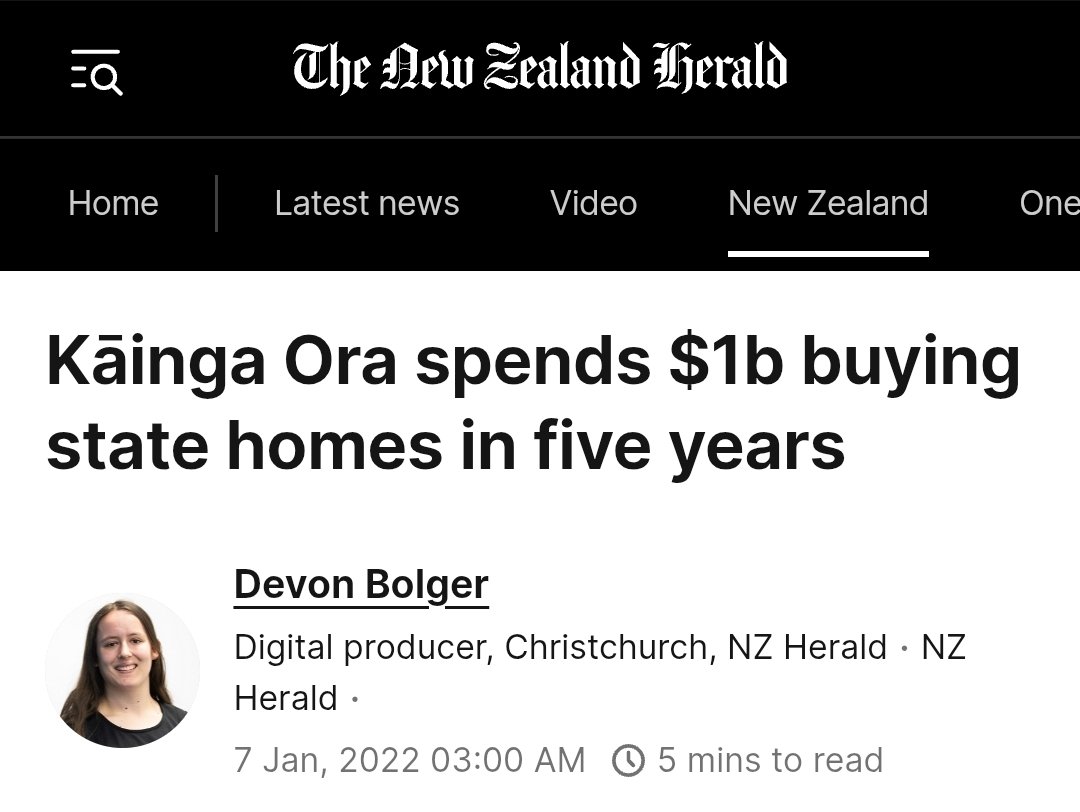 NuZillund's tweet image. During the last government, Labour spent ONE BILLION DOLLARS buying 1,608 private houses

Basically hundreds of first home buyers missed out on their dream home because Labour outbid them with their own taxes