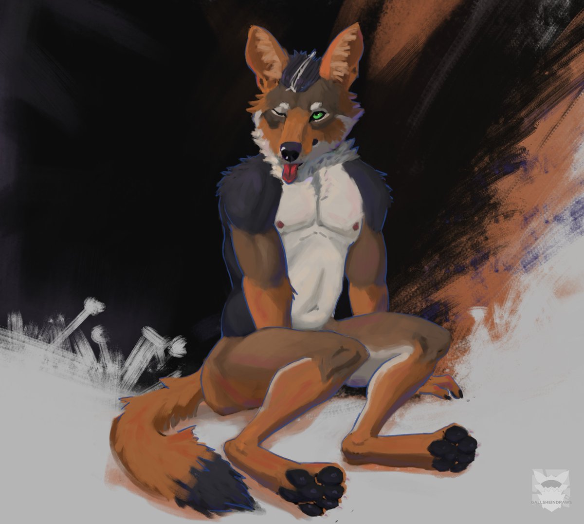 Look at that smile , bright as the sun itself!
#furryart