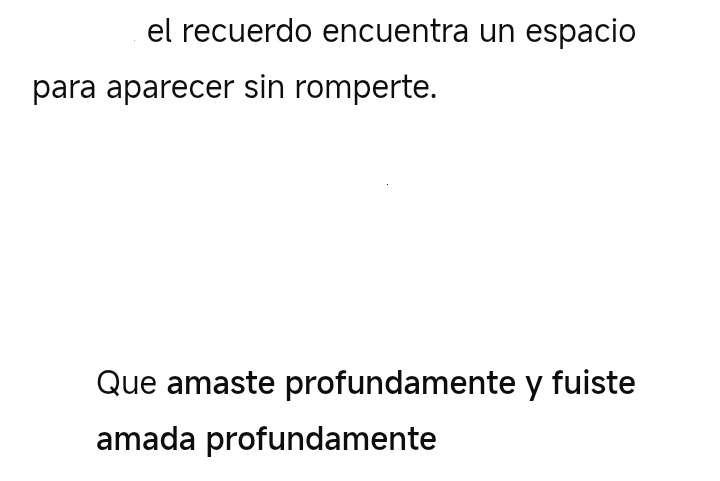 Que amaste profundamente y fuiste amada profundamente. ❤️