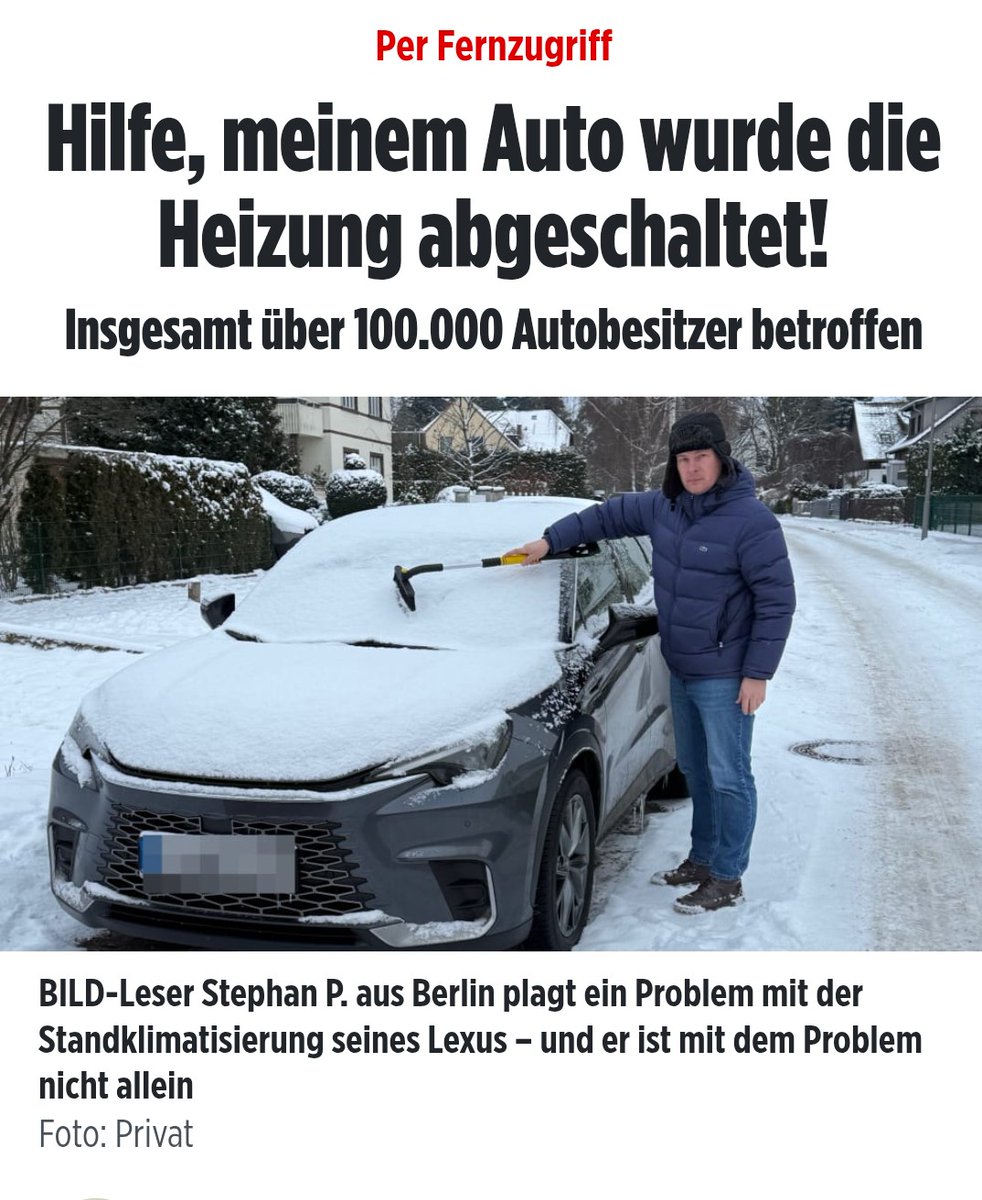Suellentrinkt's tweet image. Viele denken, das Problem sei, dass jetzt diese Standheizung nicht geht und übersehen dabei das größere Problem: das weitaus größere Problem ist, dass sie das können.