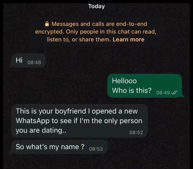 Your name is mine my love 🌚