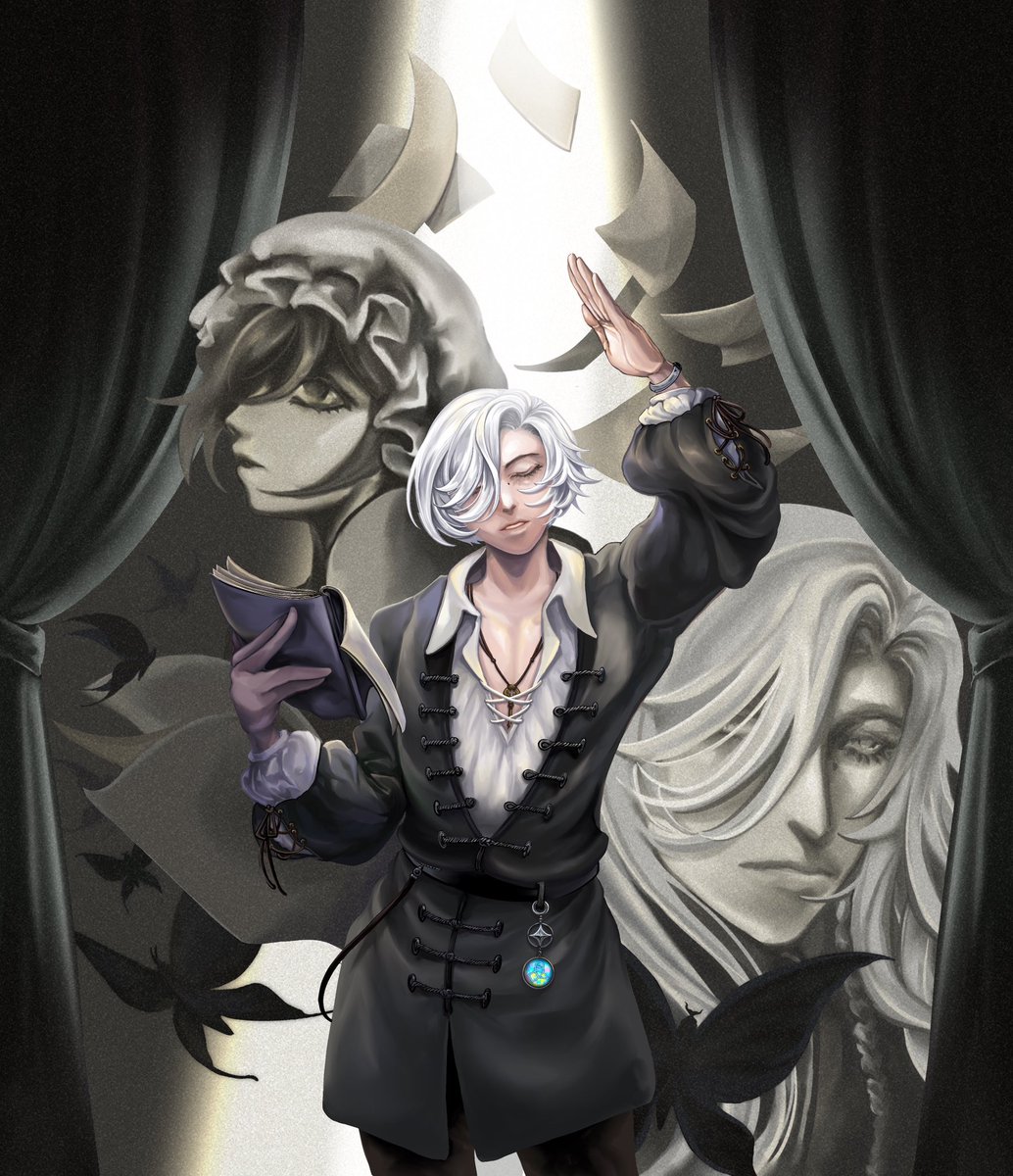 ibuprofen1982's tweet image. ［ monologue ]

It’s so nice to hear Cuu Sensei read novels and tell stories 🩶

#Feileacanvas  #MetamorphosisLost