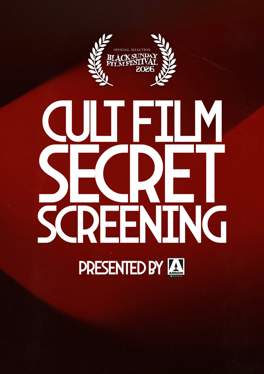 And as is festival tradition, the Black Sunday Film Festival 2026 comes to a close with the CULT FILM SECRET SCREENING presented by <a href="/ArrowFilmsVideo/">Arrow Video</a>. 

Single tickets, day and festival passes on sale now! 

🎟️ firstsite.uk/event_categori…