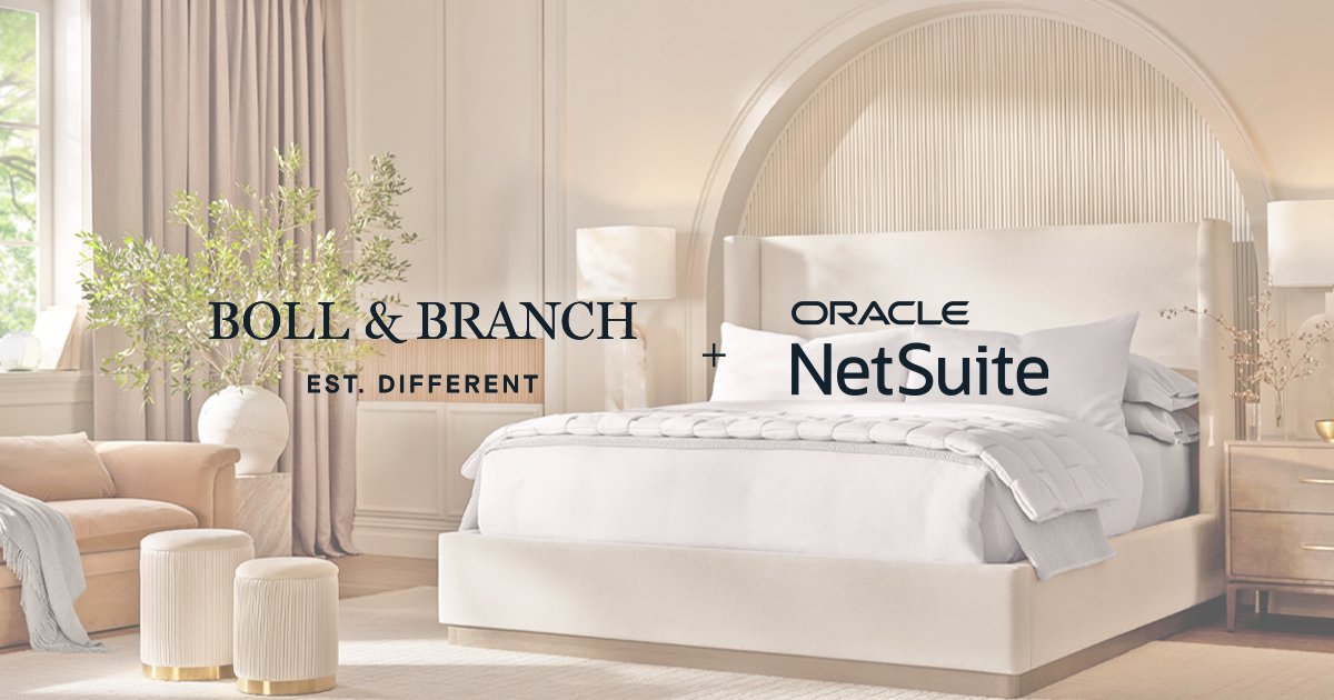 Talk about next level retail growth! See how bedding retailer Boll &amp; Branch expanded its products and distribution channels, raised $100 million, and increased revenue by 1000% since implementing <a href="/NetSuite/">NetSuite</a>. social.ora.cl/6013CIfoZ