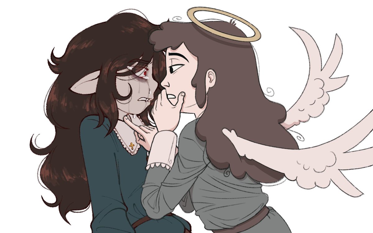 #hauntedhotel vessaddon collab with the very talented <a href="/lesbianabaddon/">via</a> tysm pookieee I had fun :3