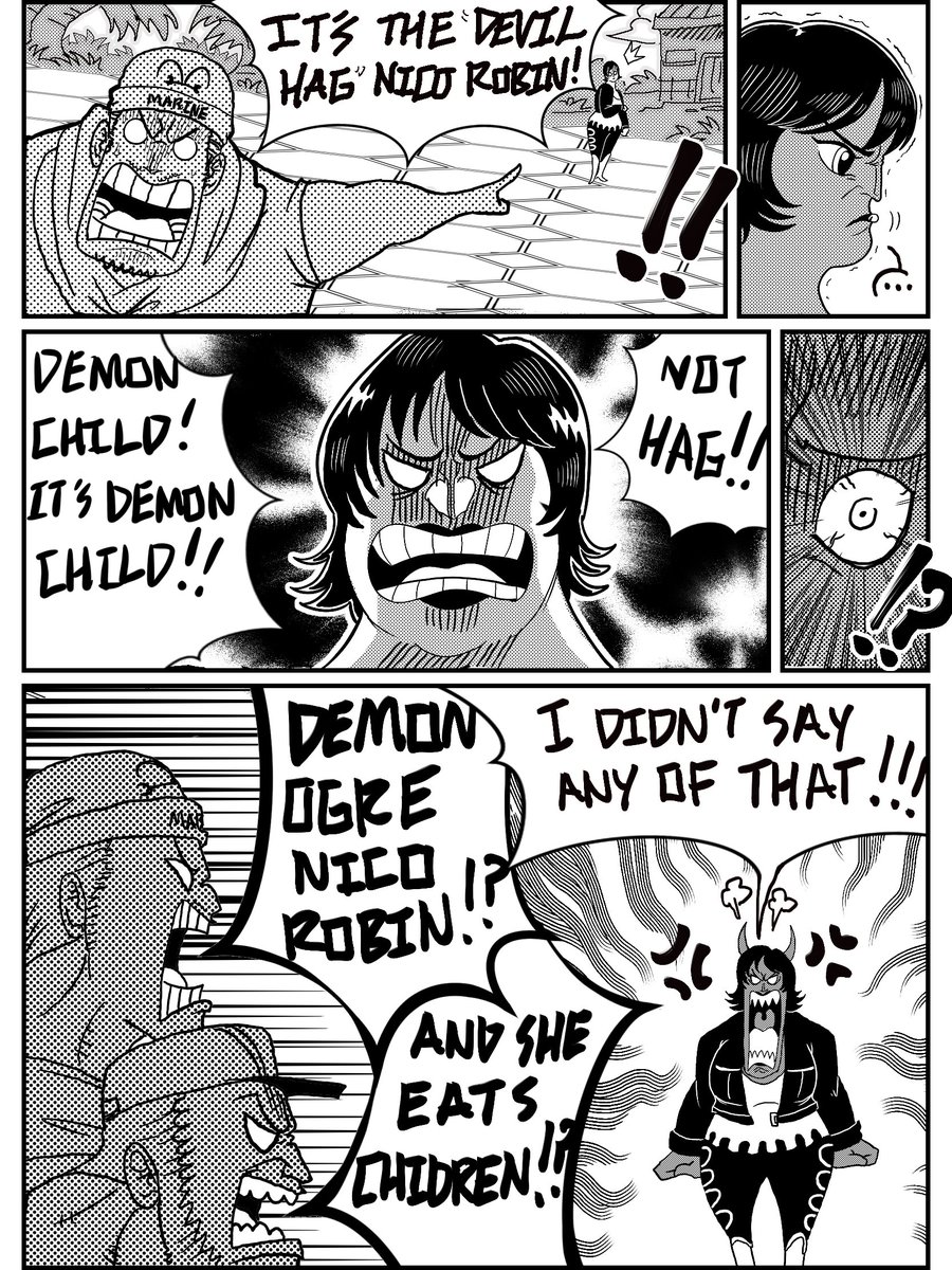 GoldieSilverman's tweet image. Evil Strawhats Part 2 (reads left to right)
