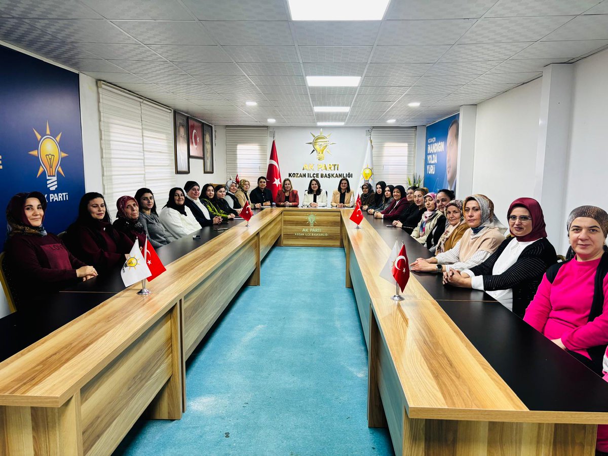 akkadinkozan's tweet photo. 📍Kozan İlçe Başkanlığı 

İl Kadın Kolları Başkanımız Hacer Söylemez’in başkanlığında; İl Kadın Kolları Başkan yardımcılarımız ve Kozan  İlçe Kadın Kolları Başkanımızın katılımıyla, yürutme ve yönetim kurulu toplantısı gerçekleştirildi.

Toplantımız hayırlara vesile olsun https://t.co/1aDqrmOg89