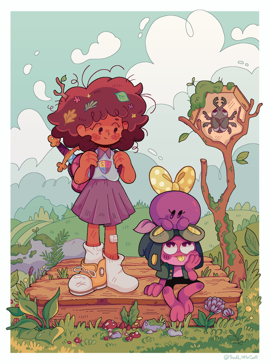 SadLittleCacti's tweet image. Waiting for a BeetleBus 🪲🐸

#amphibia