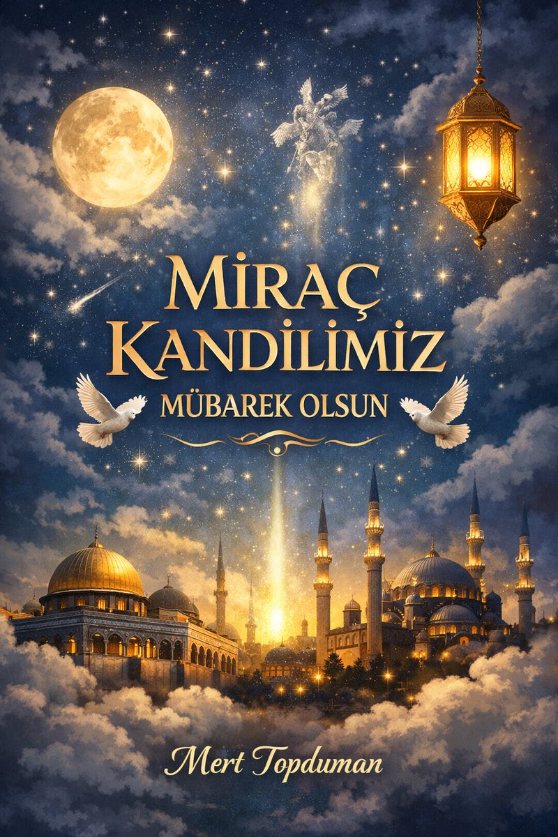 Miraç; imanın yükselişi, sabrın mükâfatı, kulluğun zirvesidir.
Bu mübarek gecede dualarımızın kabul, gönüllerimizin huzurla dolmasını Yüce Allah’tan niyaz ederim.
Miraç Kandilimiz mübarek olsun.