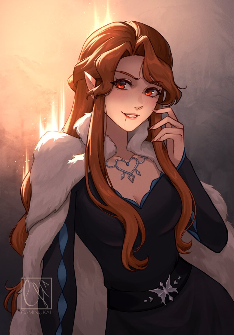 Caminukai's tweet image. Lenore 🩸 from Castlevania!

Got to draw her for my supporters and it was SO much fun! I experimented with lighting this time around. 

Hope you like how she came out!
