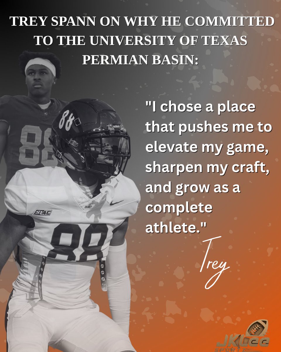 jkleesportz's tweet image. Trey Spann on why he committed to UTPB!!! @trey_spann2 @UTPBFootball