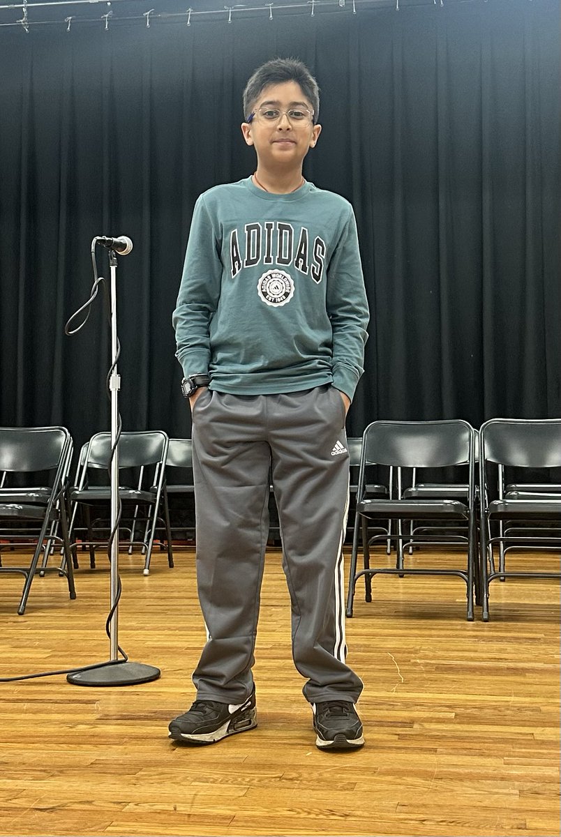 Congrats to our Spelling Bee top 3! 
🏆1st Place:  Sai 
🥈2nd Place: Vendang 
🥉3rd Place: Leo