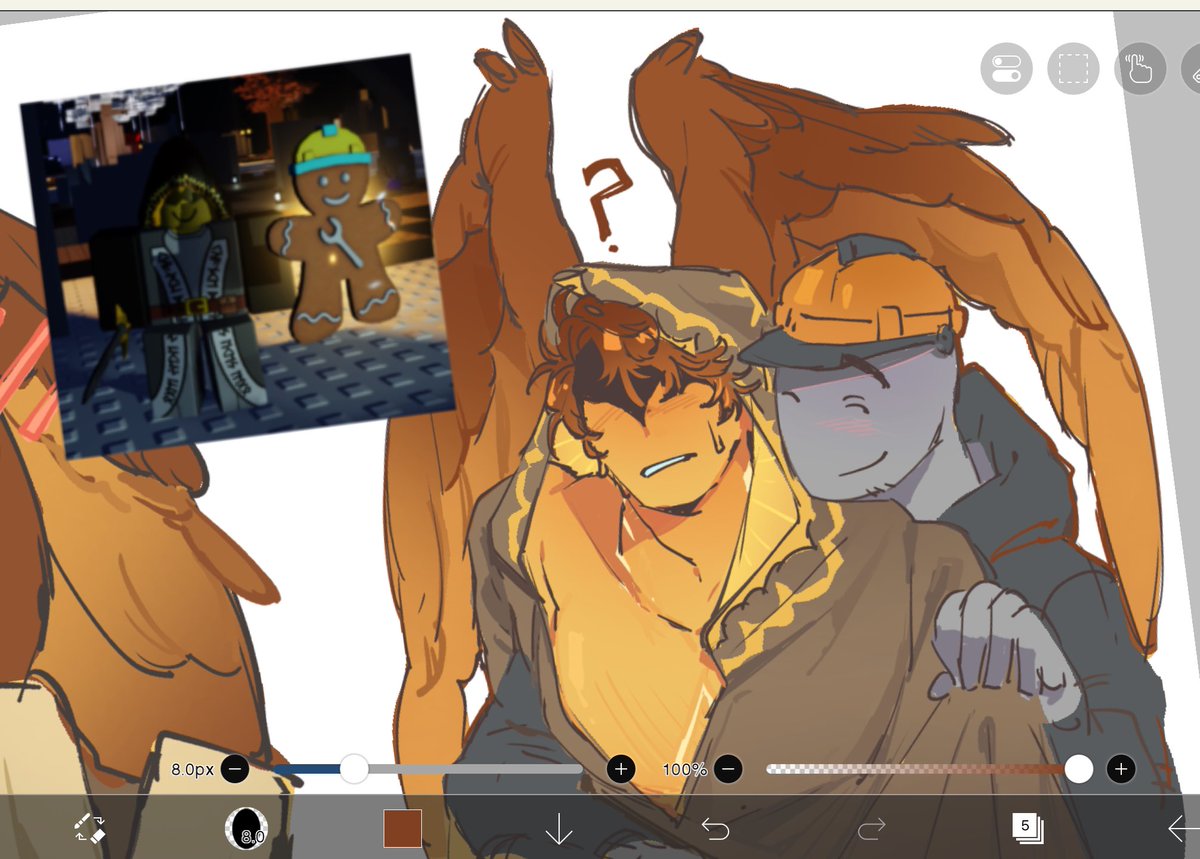 drinksandgvn's tweet image. Scrapped doodle