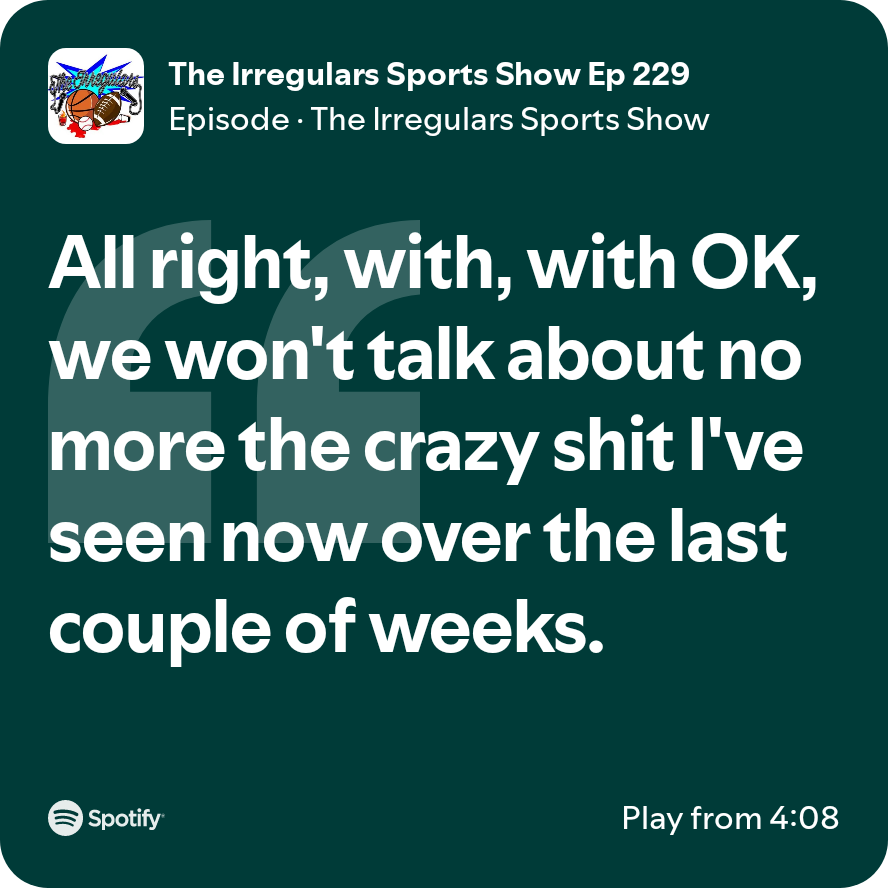 open.spotify.com/episode/7r9FF9…
Time to catch up on @TheIrregularspodcaat