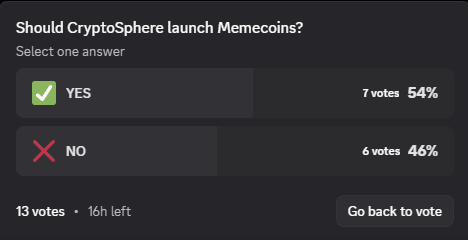 HQCryptoSphere's tweet image. Keep Voting and Join us: discord.gg/HgdvFqJve3