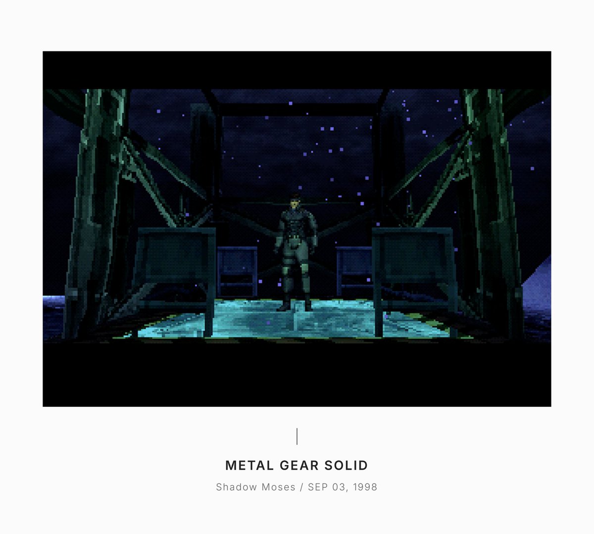 MetalGear_QWC's tweet image. Metal Gear Solid (1998)