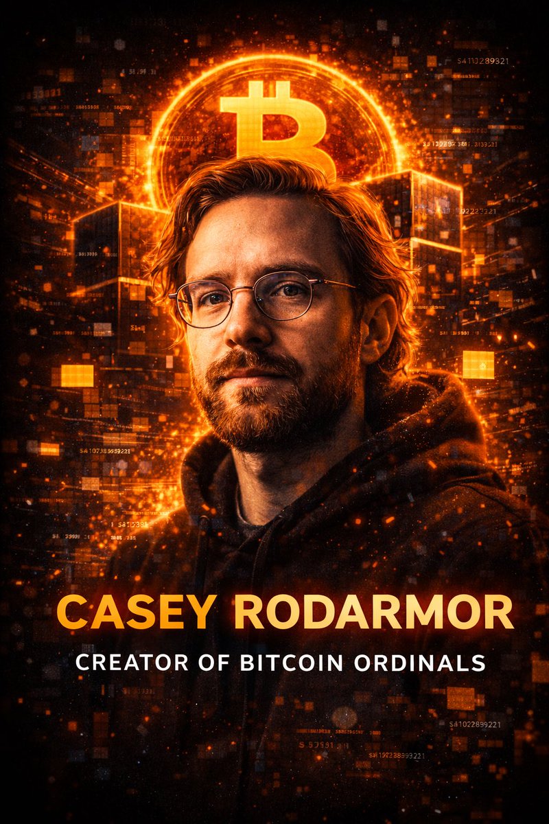 Freddy021L's tweet image. #Ordinals were created by Casey Rodarmor.
A simple but powerful idea: number every satoshi and make inscriptions possible directly on #Bitcoin.
One developer sparked a whole new movement.