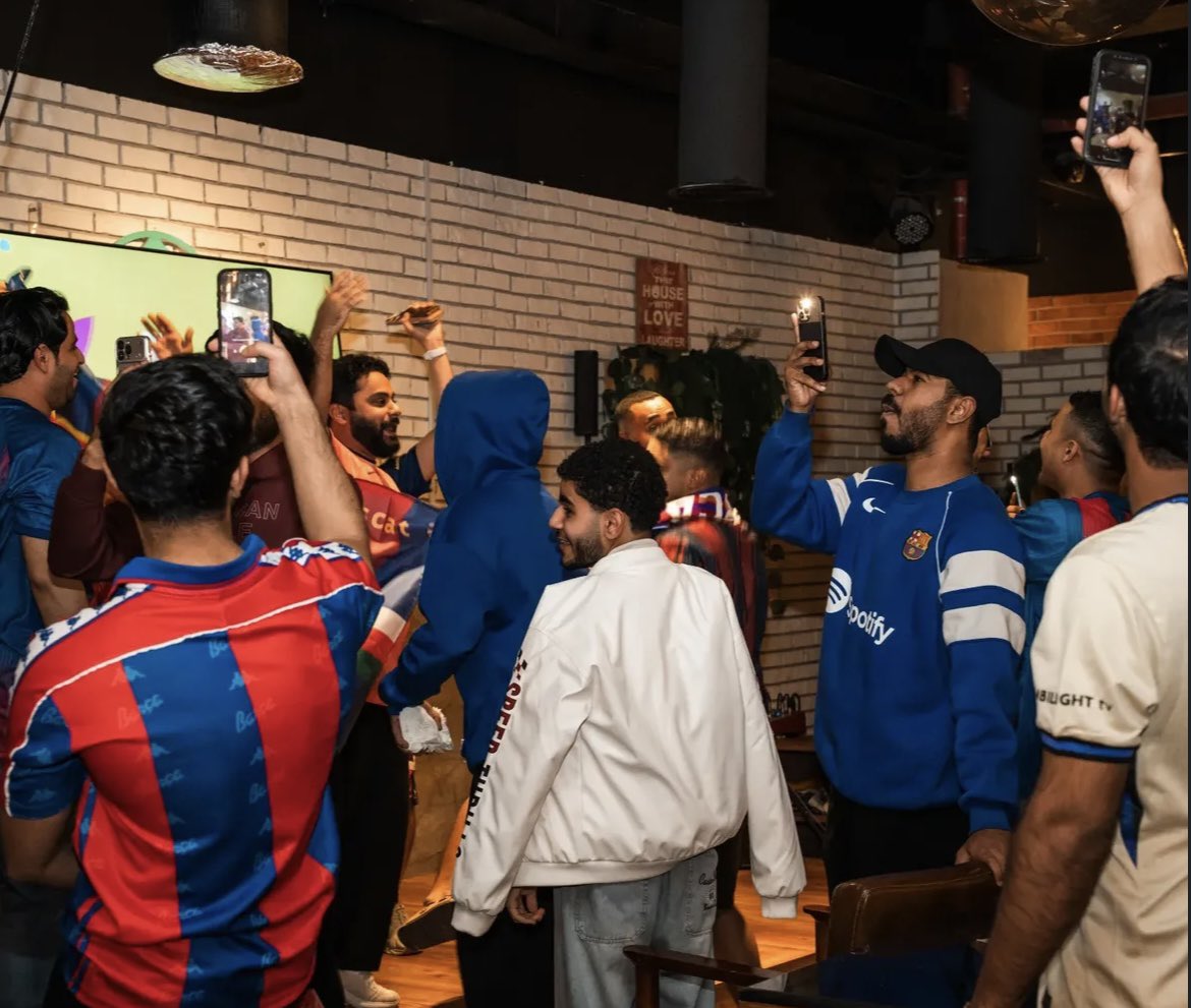 PBMuscat's tweet image. جانب من الحضور للتجمع الثامن عشر ( نهائي كأس السوبر) 2025/26😍🔴🔵