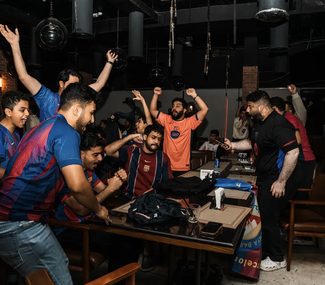 PBMuscat's tweet image. جانب من الحضور للتجمع الثامن عشر ( نهائي كأس السوبر) 2025/26😍🔴🔵