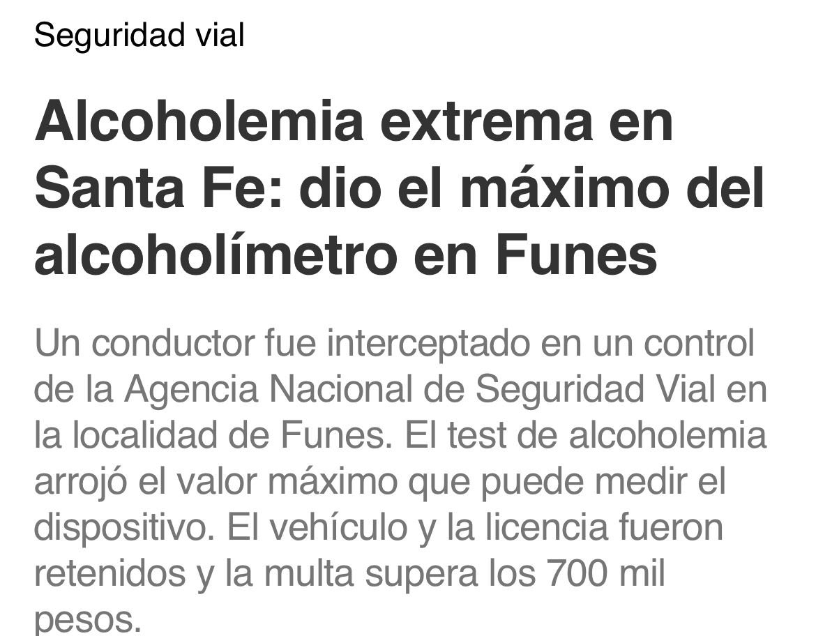 celiaarena's tweet image. Nadie está por encima de la ley. 

Estos titulares se repiten casi de manera diaria en los medios. Cada vez que un caso de alcoholemia positiva se hace público o mediático vuelve la misma pregunta: ¿qué estamos dispuestos a tolerar como sociedad?

El mensaje que transmitimos…