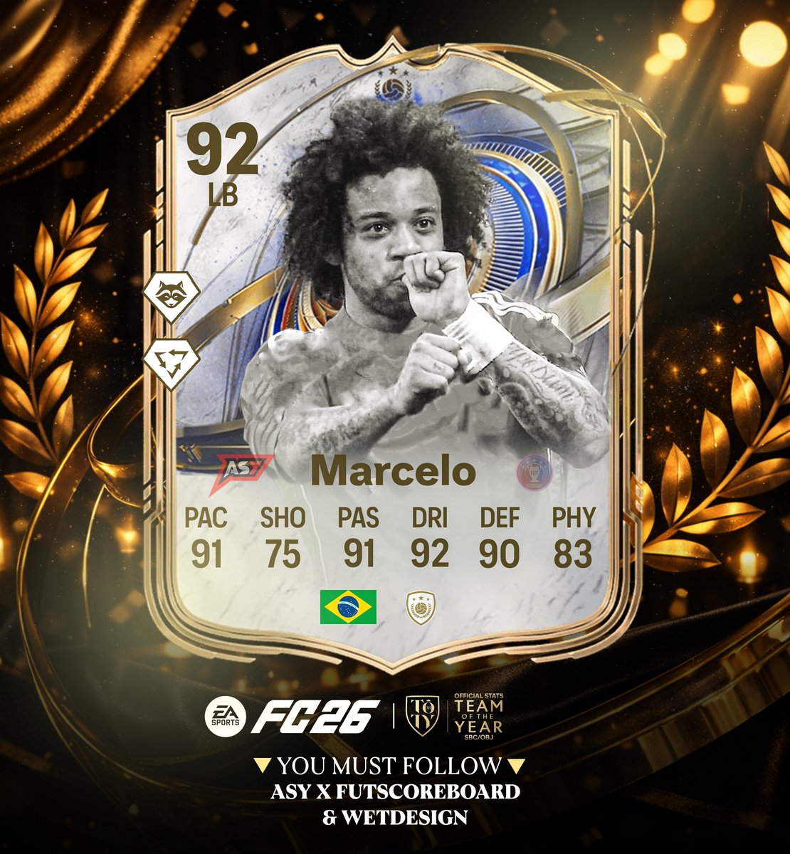 AsyFutTrader's tweet image. 🚨 MARCELO 🇧🇷 SBC OFFICIAL STATS &amp;amp; PS+ ✅🔥🔥🔥

WE WILL BE THERE 🤯
#FC26