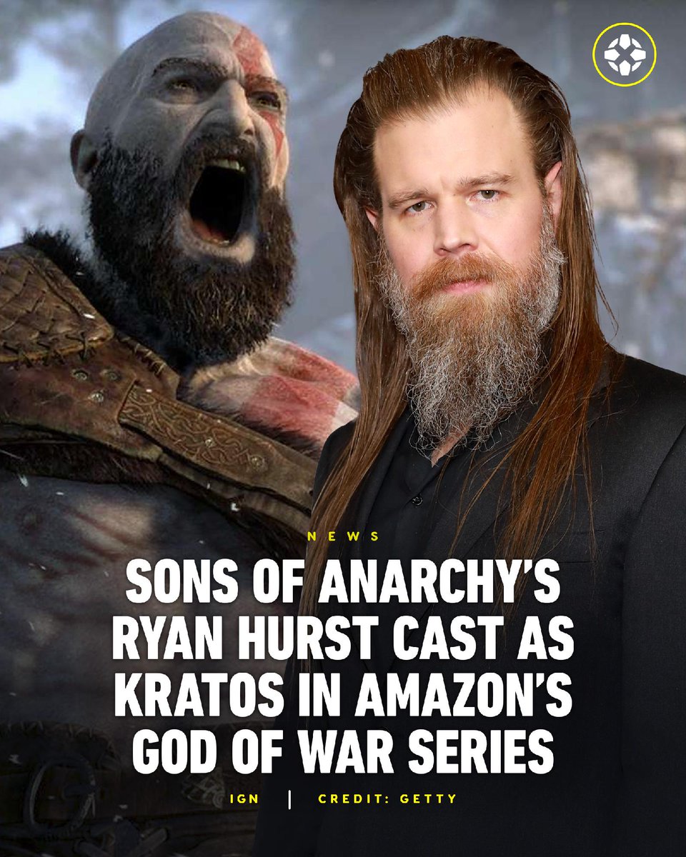 Amazon Prime's God of War series has found its Kratos in Sons of Anarchy's Ryan Hurst. Coincidentally, he also played Thor in 2022's God of War Ragnarok.
