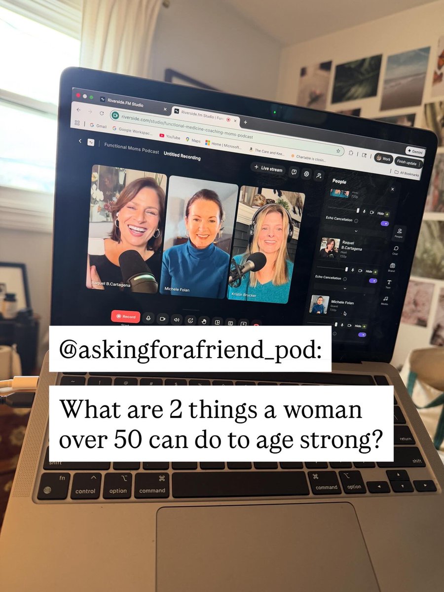 FunctionalMoms's tweet image. Functional Moms Podcast always asks our guests for 2 simple tips to age strong beyond 40. Do you agree here?