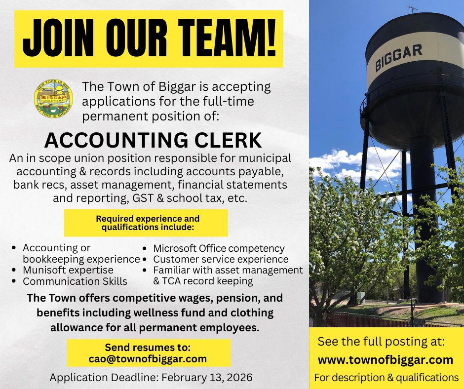 Town of Biggar (@townofbiggar) on Twitter photo 