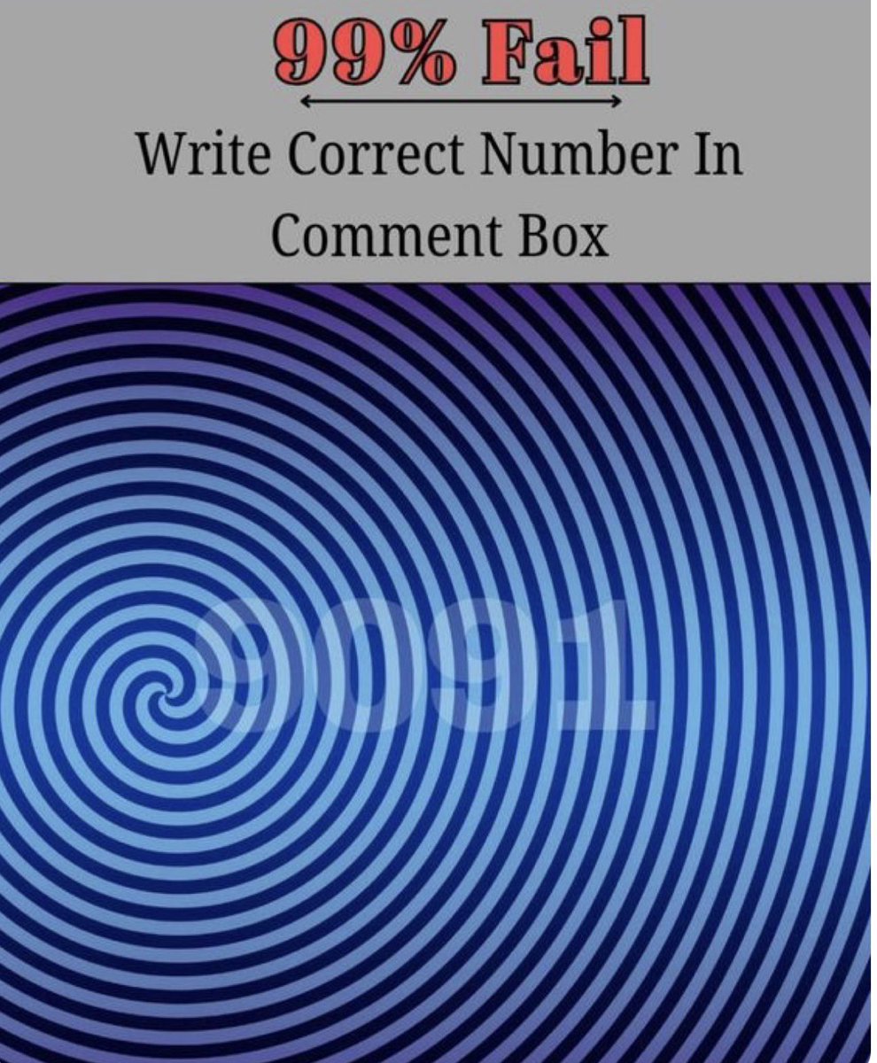 elonmuskTehh7's tweet image. The hardest eye test on the internet 
What number do you see?