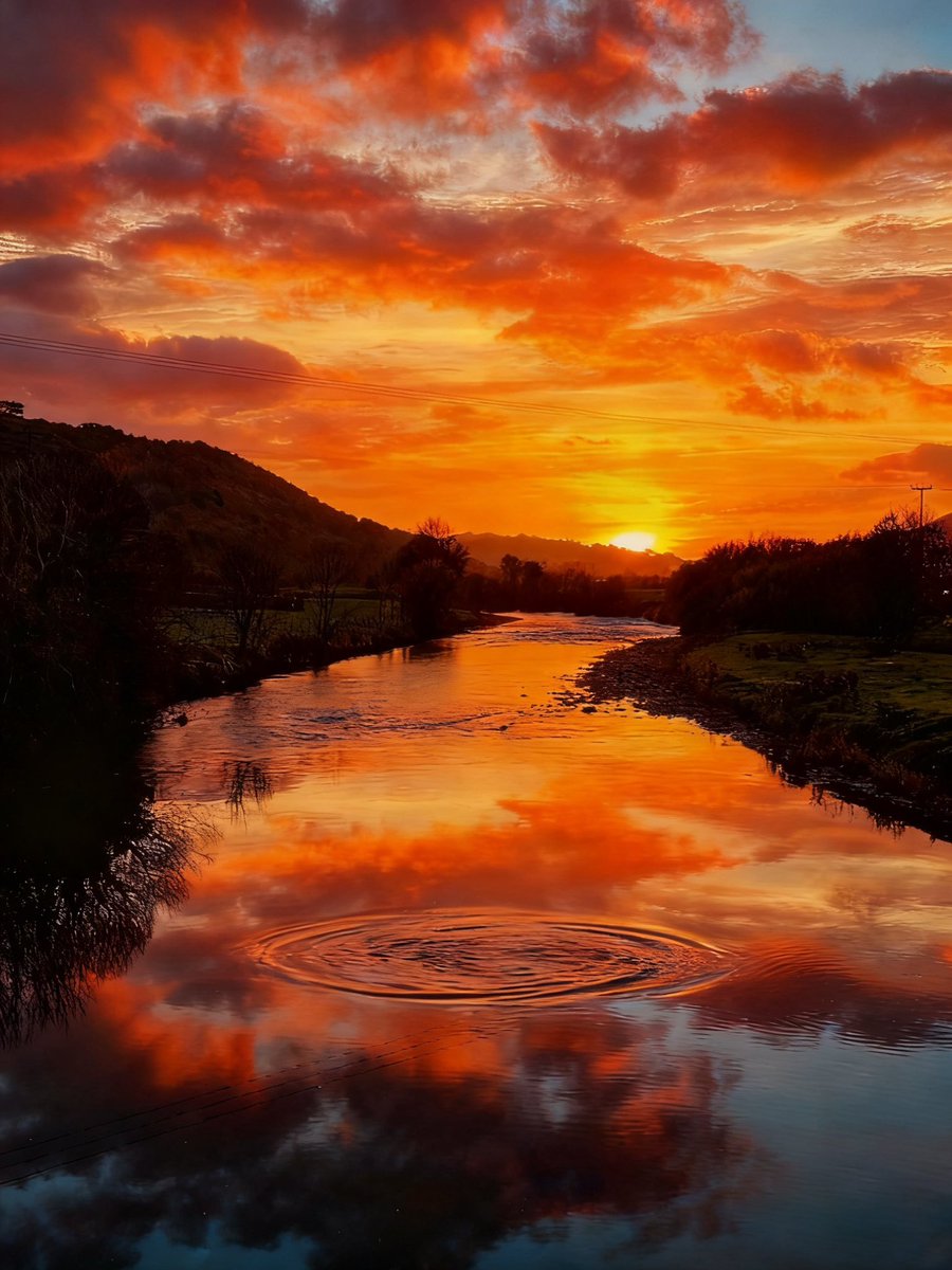 River Dyfi sunset #wales