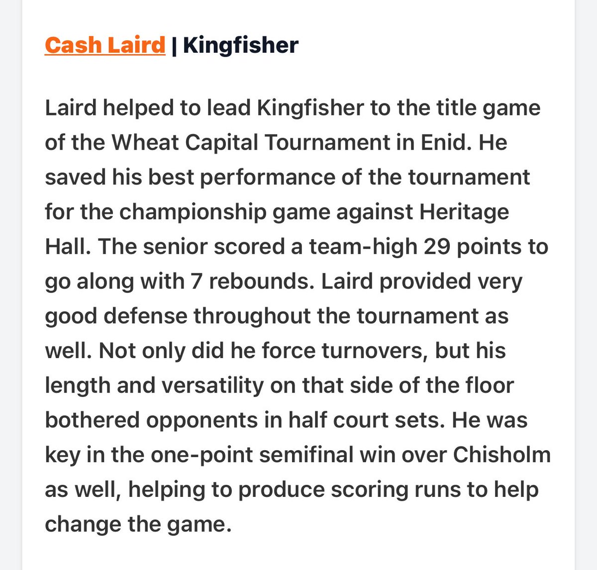 Cash Laird tweet media