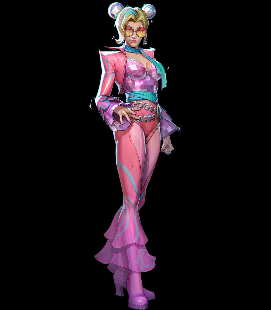 SkaVorah's tweet photo. Disco Invisible Woman is the first Battle Pass skin in the game to come with optional Ult VFX and two recolors!
#MarvelRivals https://t.co/w7Ll4uRO1J