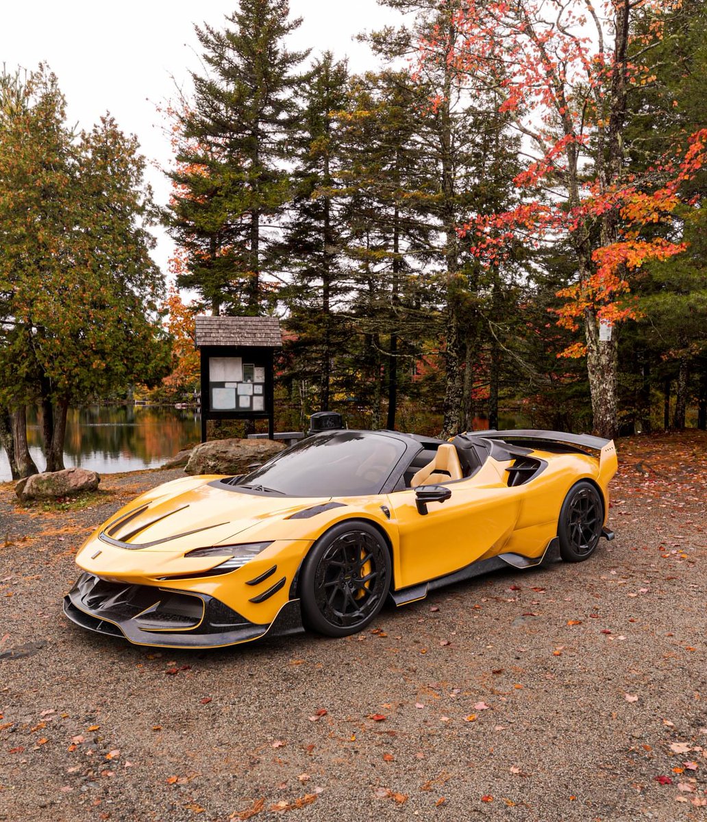 competitionreal's tweet image. Ferrari SF90 Mansory 🖤💛